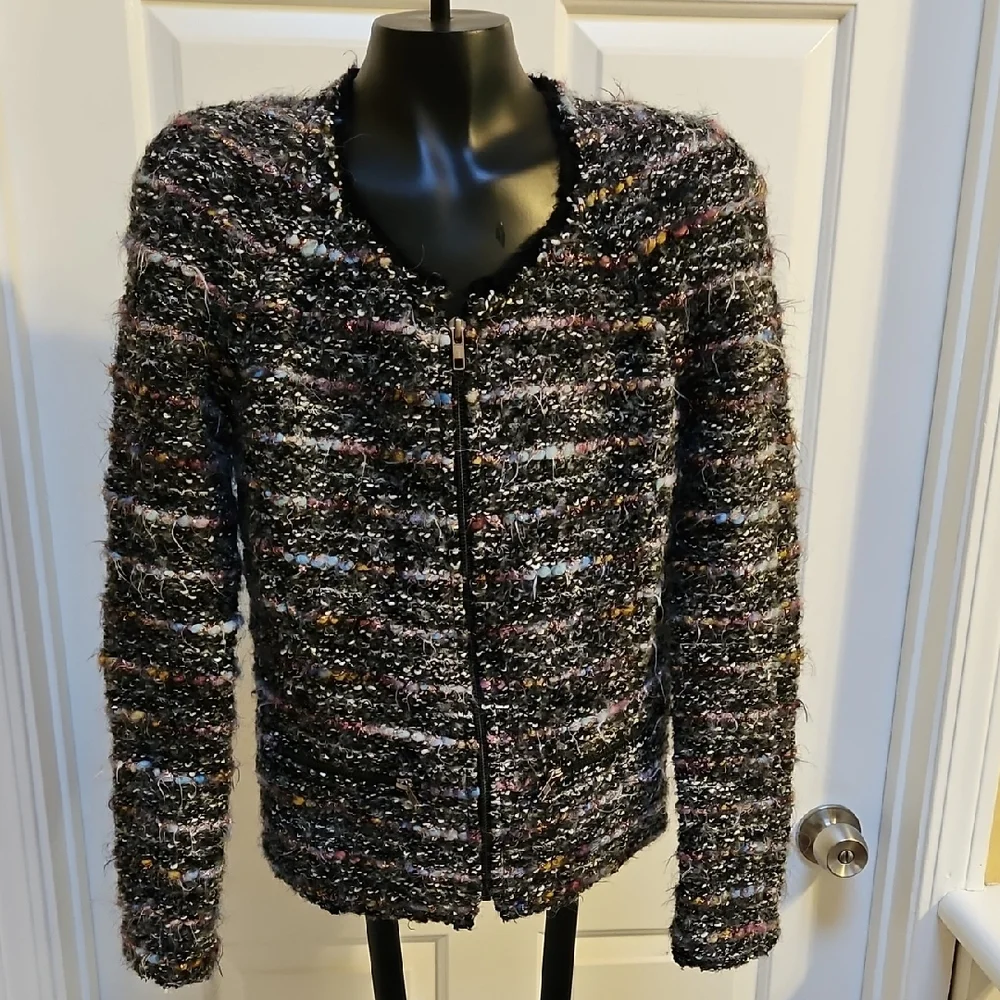ISABEL MARANT ETOILE Multicolor Tweed Jacket - 36